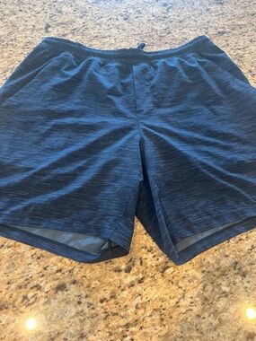 Men’s navy lululemon shorts